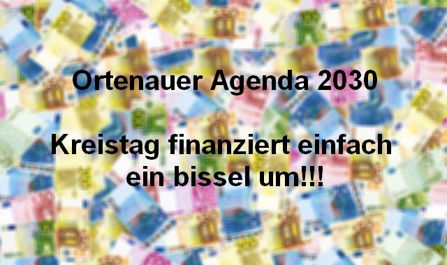 Kreistag UmfinanzierungAgenda 2030
