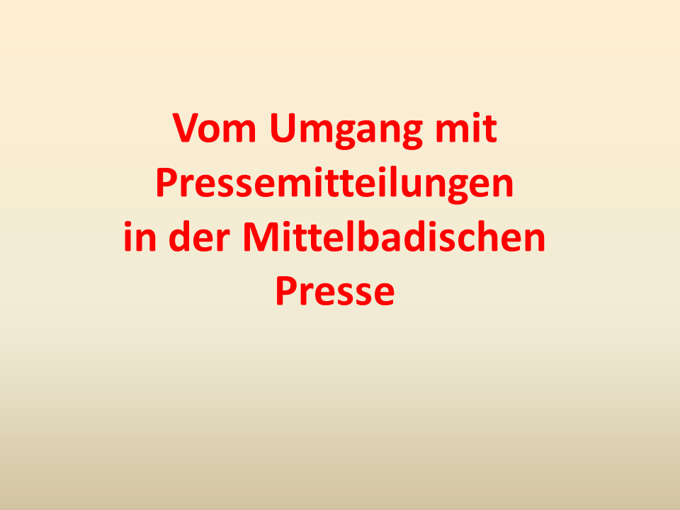 Presserklärungen In Der Mittelbadischen Presse Runder Tisch
